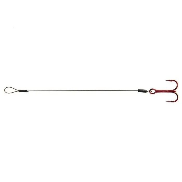 FLEXONIT Stinger for 10-12 cm soft lures size 8 11.5cm 0.36mm 11.5kg red