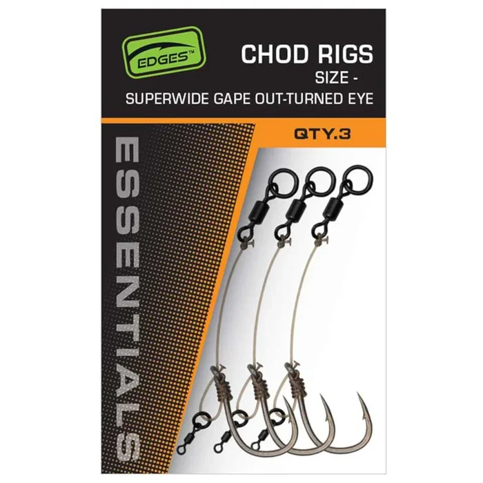 Fox Edges SWGO Chod Rigs – 3 Karpfenrigs 6
