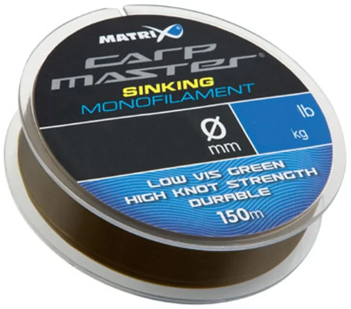 Fox Matrix Carpmaster sinking Mono 150m – Monofile Angelschnur 0.25mm / 4.55kg / 10.0lbs