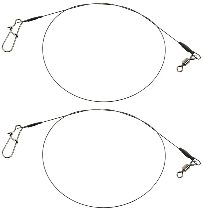 Fox Rage 7 Strand Surefit Titanium Leader 40cm – 2 Titanvorfächer 34 kg