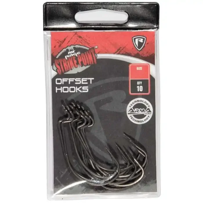 FOX RAGE Strike Point Offset Hooks Gr.2/0 10Stk.