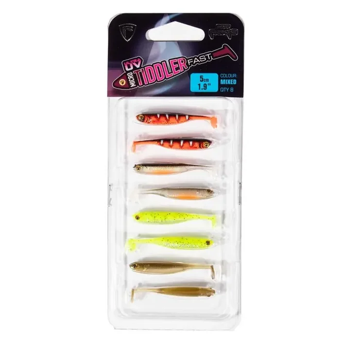 FOX RAGE UV Micro Tiddler Fast 4cm Colore misto 8pz.