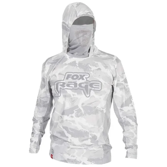 FOX RAGE UV Top con cappuccio Light Camo