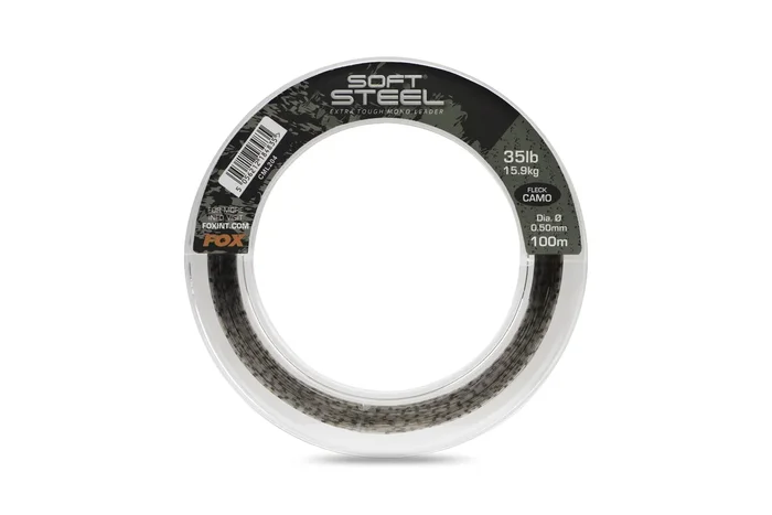 Fox Soft Steel Fleck Camo Leader