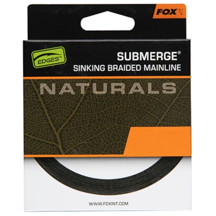Fox Submerge Naturals Braid – 300m geflochtene Angelschnur 0.30mm / 24.9kg / 55lb