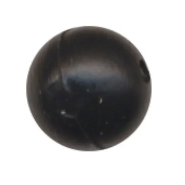 FTM Gummiperlen schwarz – Perlen 3mm / 20 Stück