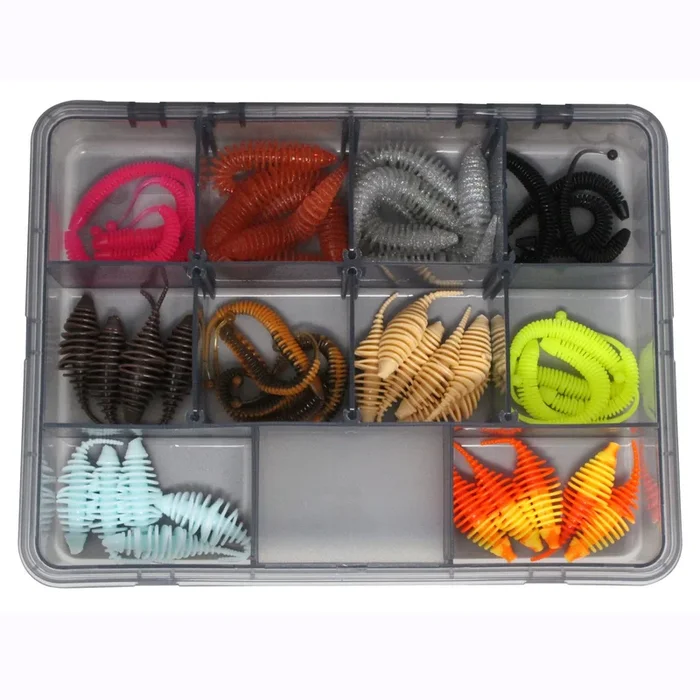 FTM Omura Baits Mix Box 5 23x18x5cm – Köderbox mit 50 Gummiködern