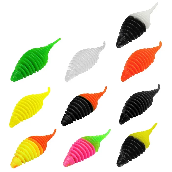 FTM Omura Baits Pongo 6,5cm 3,2g – 5 Gummiköder weiß Krill