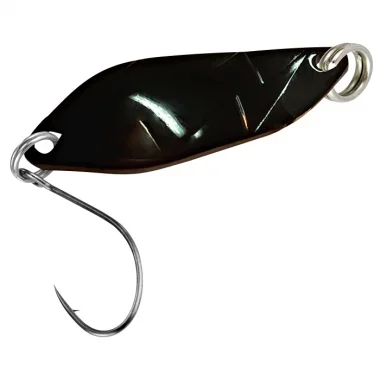 FTM Trout Spoon Strike (2,1 g, Schwarz/Grün UV) günstig kaufen | Askari Angelshop