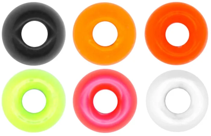FTM Tungsten Perle Omura rundes Loch – Tungstenperlen fluo weiß / 2.8mm / 8 Stück