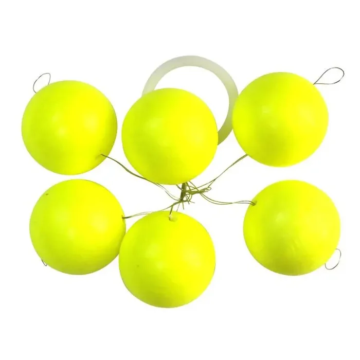FTMAX FTM NG Trout Pilote Rond 15mm Jaune 6pcs.