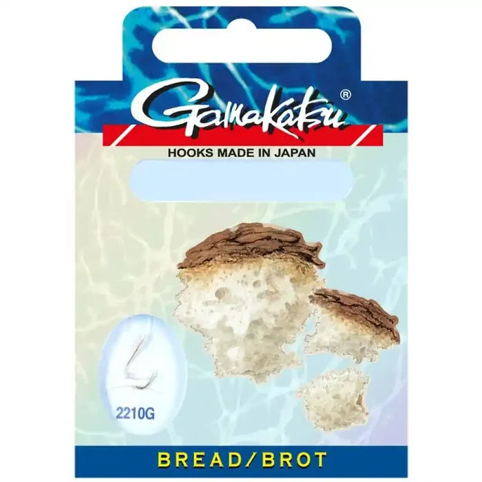 GAMAKATSU Crochet BKS Bread Gr.8 45cm 0,18mm Or 10pcs.