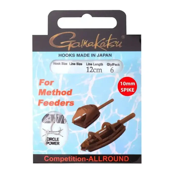 GAMAKATSU Hook Method Feeder Spike Gr.6 12cm 0,28mm 6pcs.