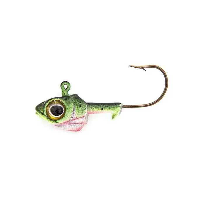 GITZIT LURES Paddle Fry Jigkopf Gr.1/0 7g Chartreuse 2pcs