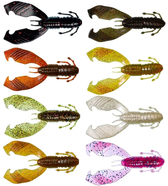 Gunki Boogie Craw 9cm 8,2g – 8 Gummikrebse Watermelon Red