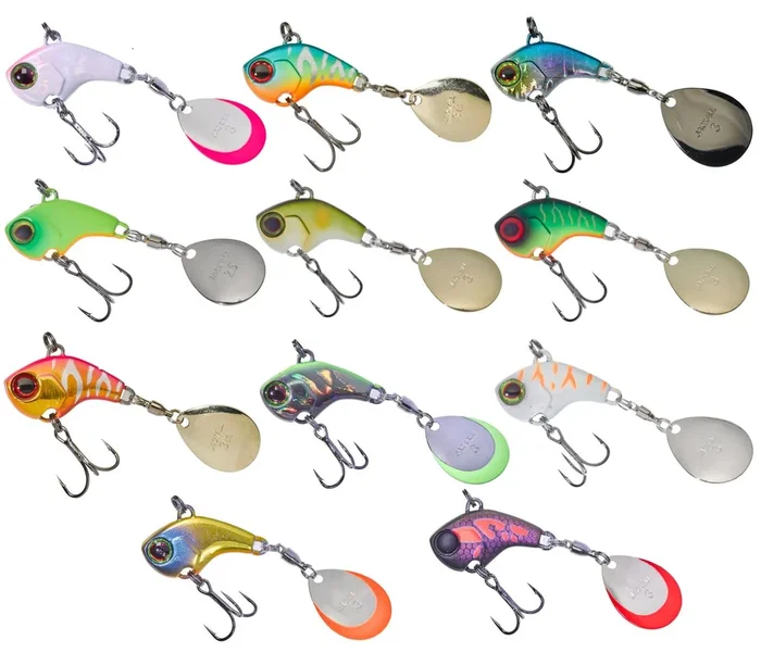 Illex DERACOUP 1/2oz 2,8cm 14g Bleikopfspinner Jigspinner Mat Chart
