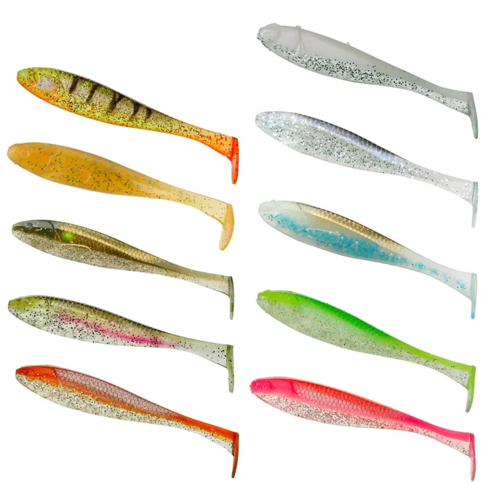 Illex Magic Slim Shad 6,5cm 2,1g – 7 Gummifische Sight Flash