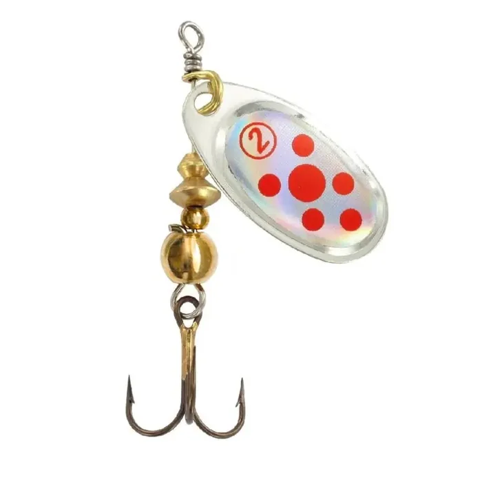 JENZI Phantom-F Classic Nature Spinner 3g Argento-Reflex+Punti rossi