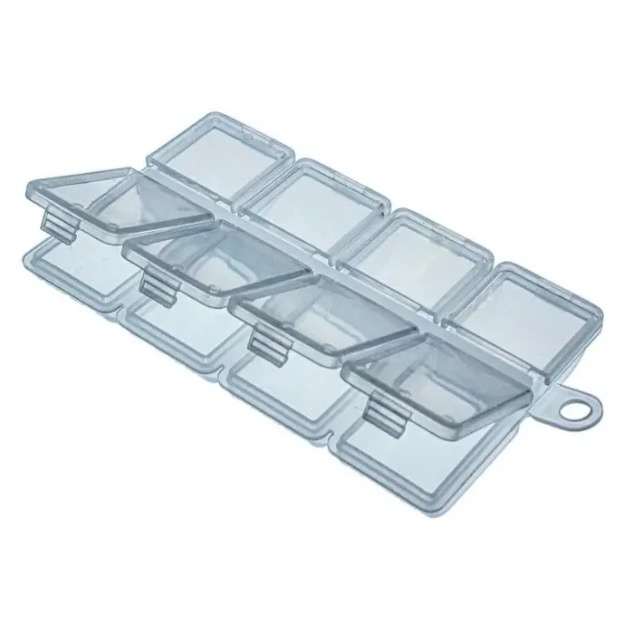 JENZI scatola di plastica 102x62x13mm Trasparente