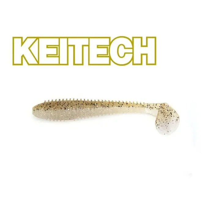 KEITECH 2.8″ Fat Swing Impact 7cm 3,4g Silver Phantom 8pcs.