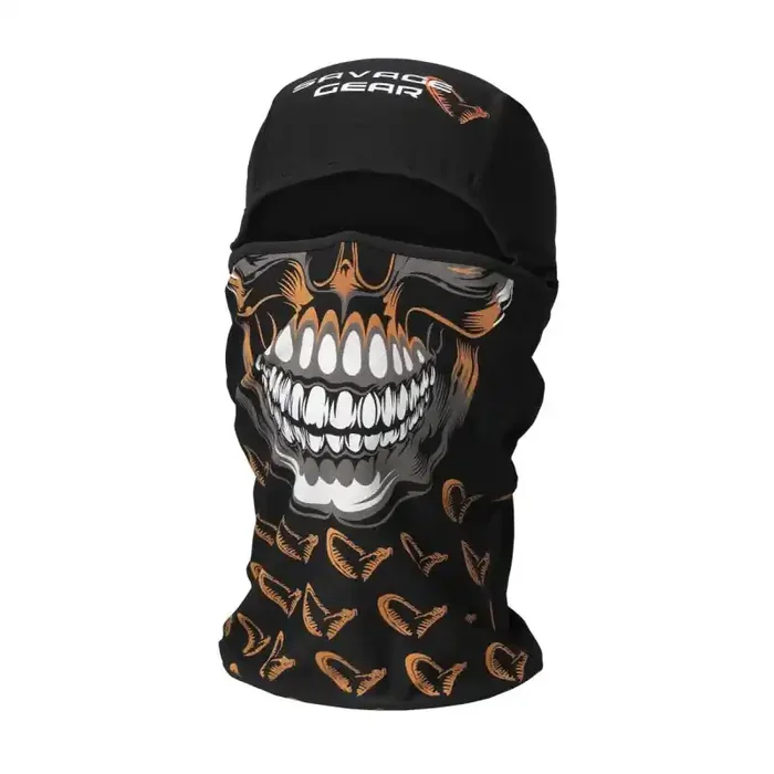 Kominiarka SAVAGE GEAR Skull Balaclava OneSize Black