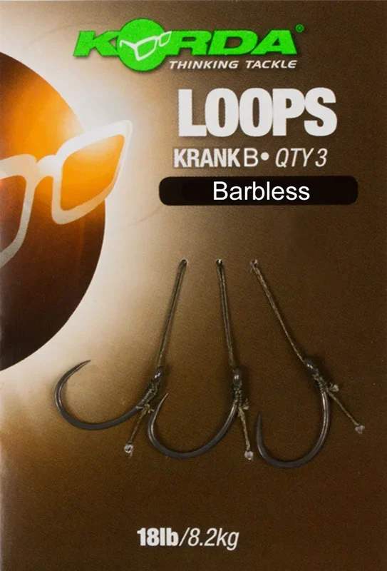 Korda Loop Rigs Krank Barbless 18lbs – 3 Karpfenmontagen 4