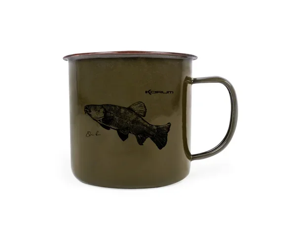Korum Classic Emaille Becher Schleie