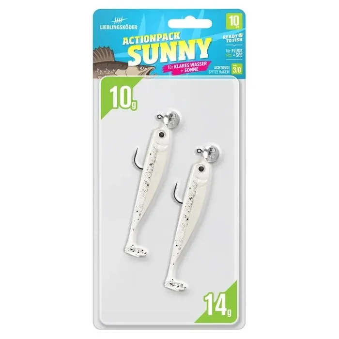 LIEBLINGSKÖDER Actionpack Sunny 10cm 10g 2pc.