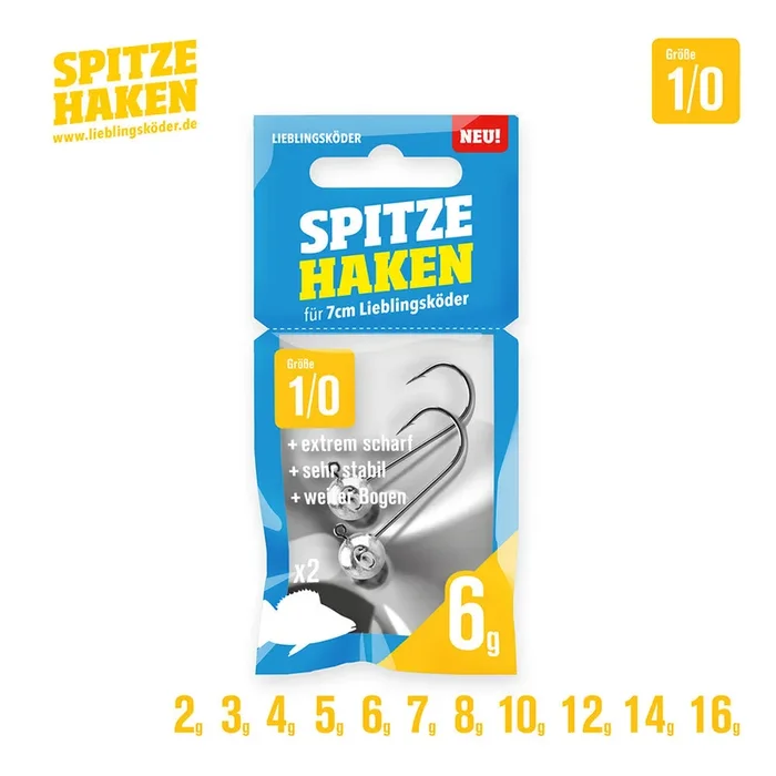 Lieblingsköder Spitze Haken 1/0 » HechtundBarsch.de