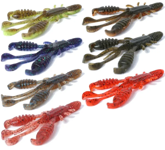 Lurejunks D-CRAW 10,2cm – 6 Gummikrebse Butter Craw