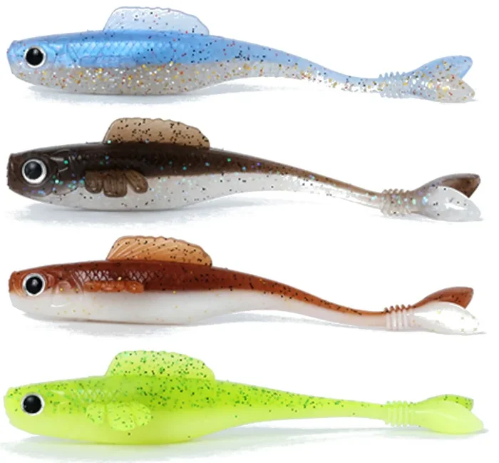 Lurejunks Huddsher 11,5cm – 4 Gummifische Goby