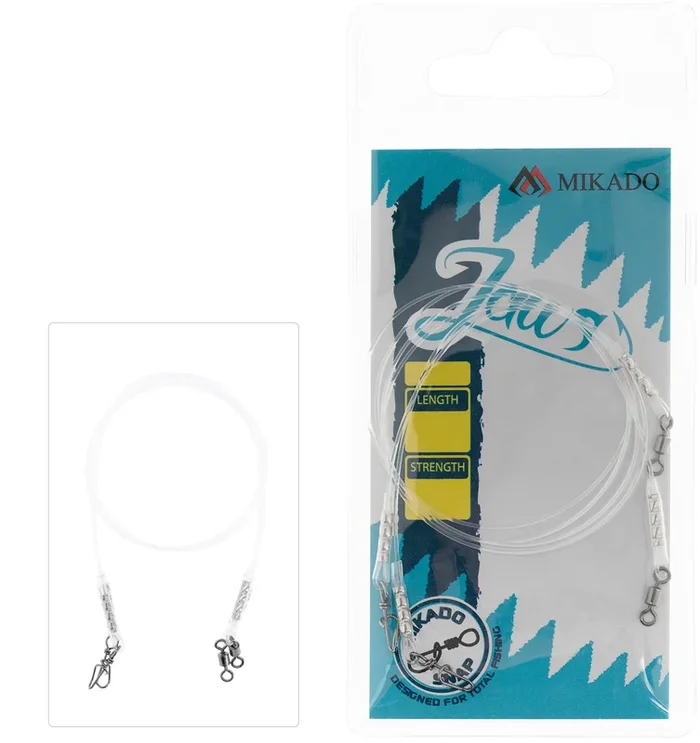 Mikado FLUOROCARBON LEADER – JAWS LIGHT 25cm/8kg
