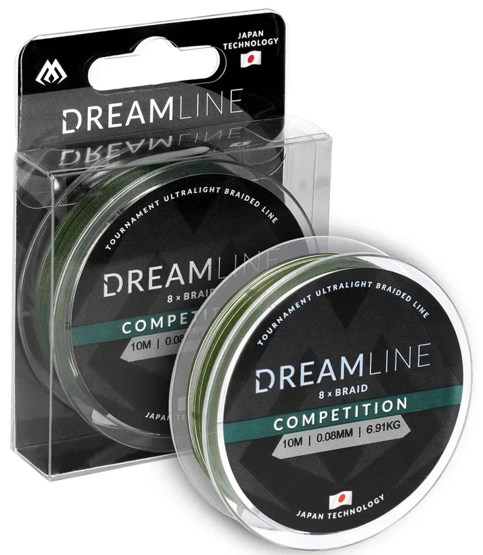 Mikado GEFLOCHTENE SCHNÜRE – DREAMLINE COMPETITION – 0.12mm/10.21kg/10m – GRÜN