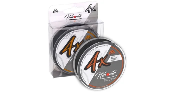 Mikado GEFLOCHTENE SCHNÜRE – NIHONTO FINE BRAID – 0.18mm/14.4kg/300m – SCHWARZ