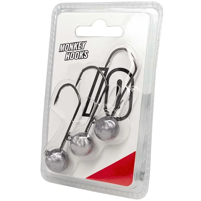 Monkey Lures Hook Raw – 3 Jighaken Gr. 2/0 / 7g