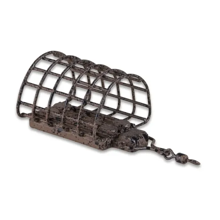MS RANGE Semicircle Feeder Cage Large 40g Camo Brown