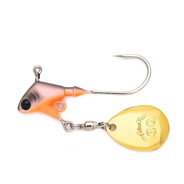 NORIES Prorigspin Colorado Blade 6,6cm 10g Real Shrimp 2pcs