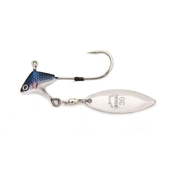 NORIES Prorigspin Wilgenblad 6,6cm 7g Parelblauw Shad