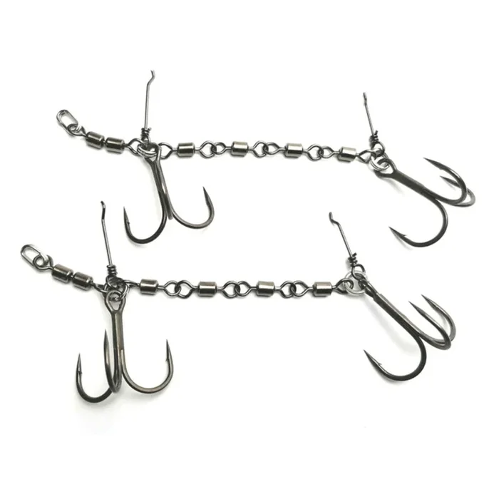Pikecraft The 4 Swivel Stinger Rig (BKK Spear-21) » HechtundBarsch.de