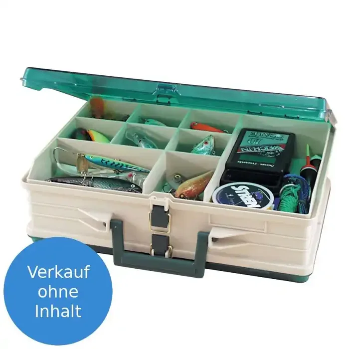PLANO 111906 XL Dubbelzijdige boekentas 34,5×29,7×10,7cm Groen Deksels