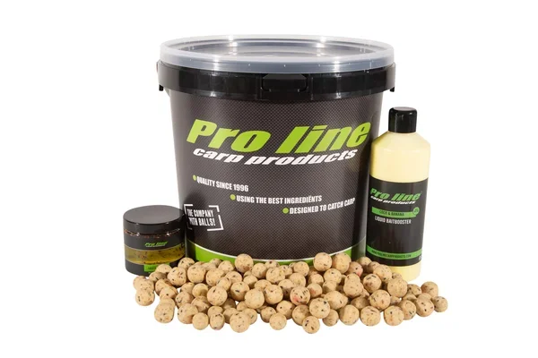 Pro Line Coco & Banana Deal mit Boilies, Bait Steam, Boilie Dip undd einem Eimer