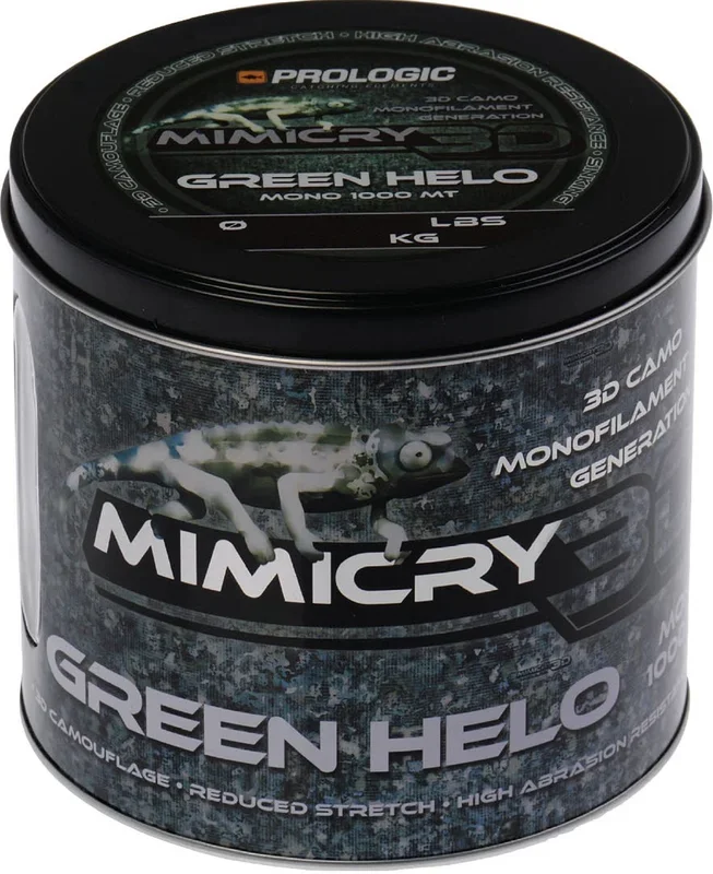 Prologic Mimicry Green Helo 1000m grün – Karpfenschnur 0.35mm / 21lbs / 9.8kg Tragkraft