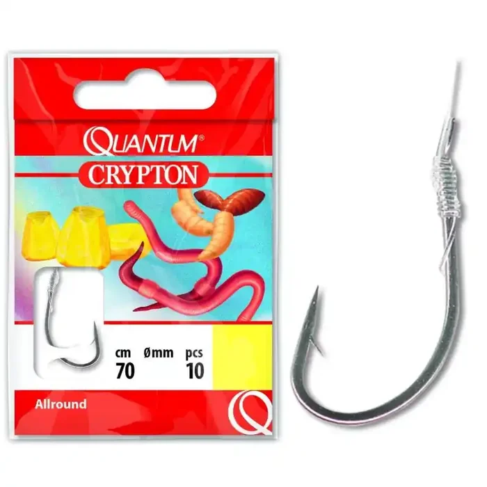 QUANTUM Crypton Allround Gr.4 70cm 0,25mm Black Nickel 10Stk.