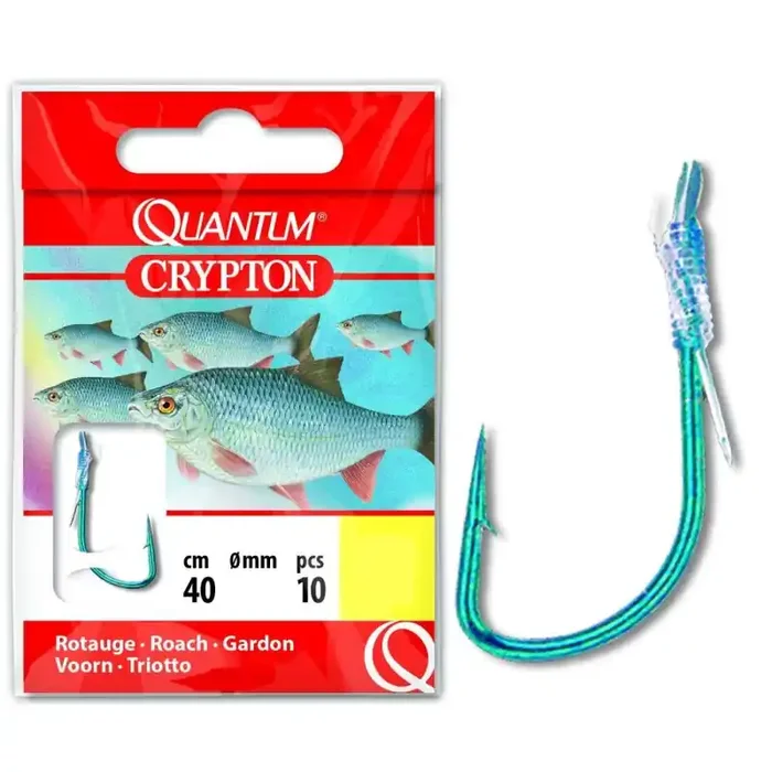 QUANTUM Crypton roach taglia 10 80cm 0,16mm blu 10pz.