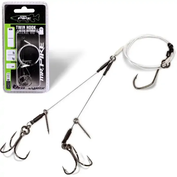 QUANTUM Mr Pike Ghost Traces Twin Taglia 6 Bianco