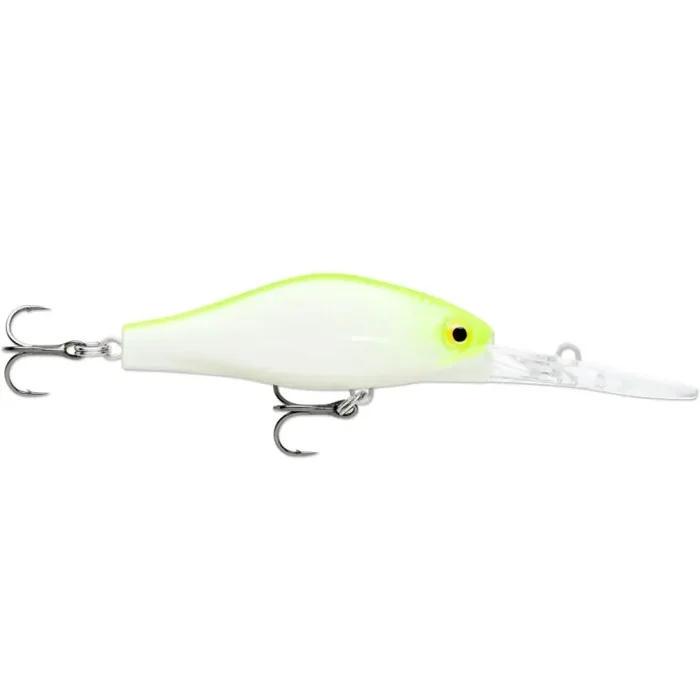 RAPALA Shadow Rap Jack Deep 5cm 6g Argent Fluorescent Chartreuse UV