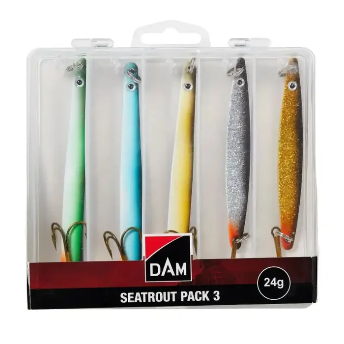 RON THOMPSON Zeeforel Set 3 Inc. doos 9-10cm 24g Gemengd 5st.