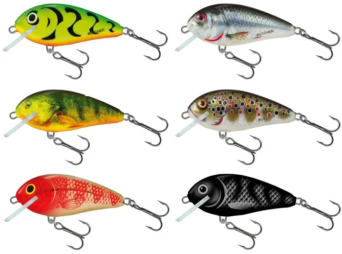 Salmo Butcher Floating 5cm – Wobbler White Flash Yellow