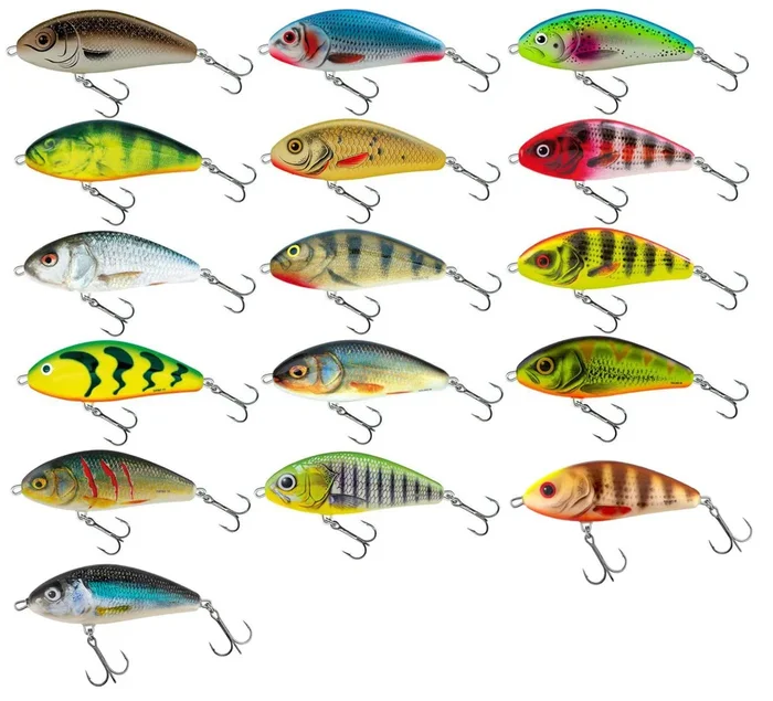 Salmo Fatso 10cm 52g Sinking – Jerkbait Wobbler Bleeding Blue Shad
