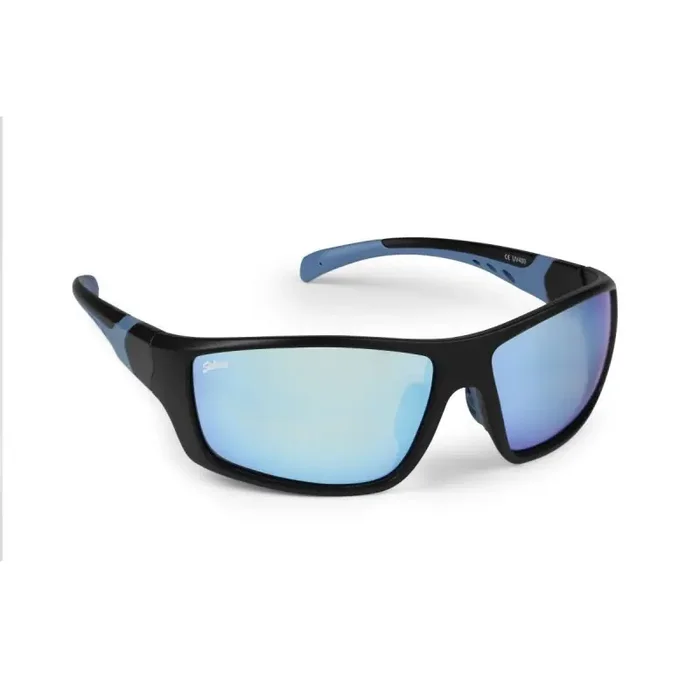 SALMO Wrap Occhiali da vista nero/grigio/blu ghiaccio
